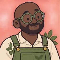 Edgar Greenleaf, head gardener
