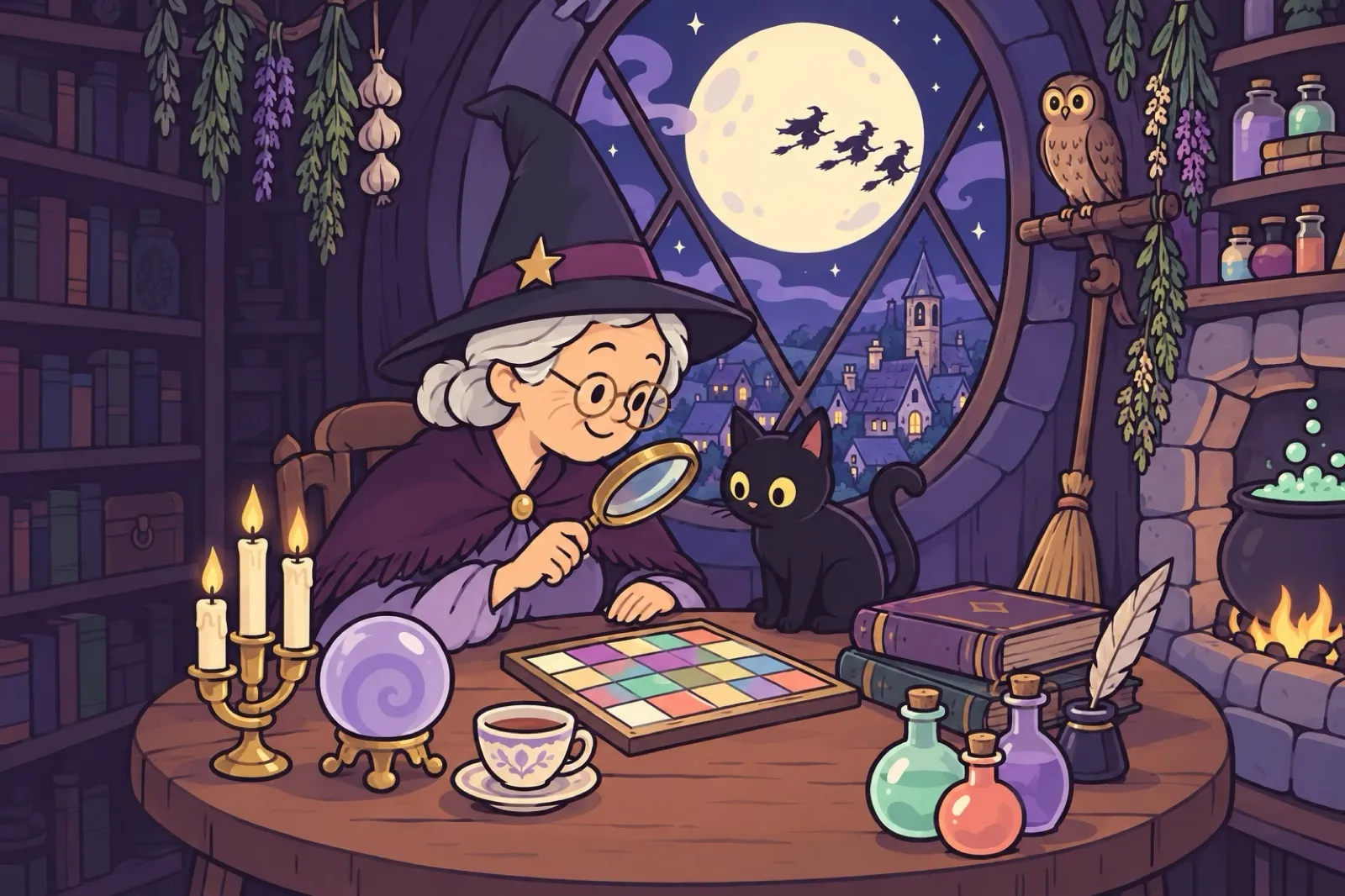 The Witching Hour: a witches' village