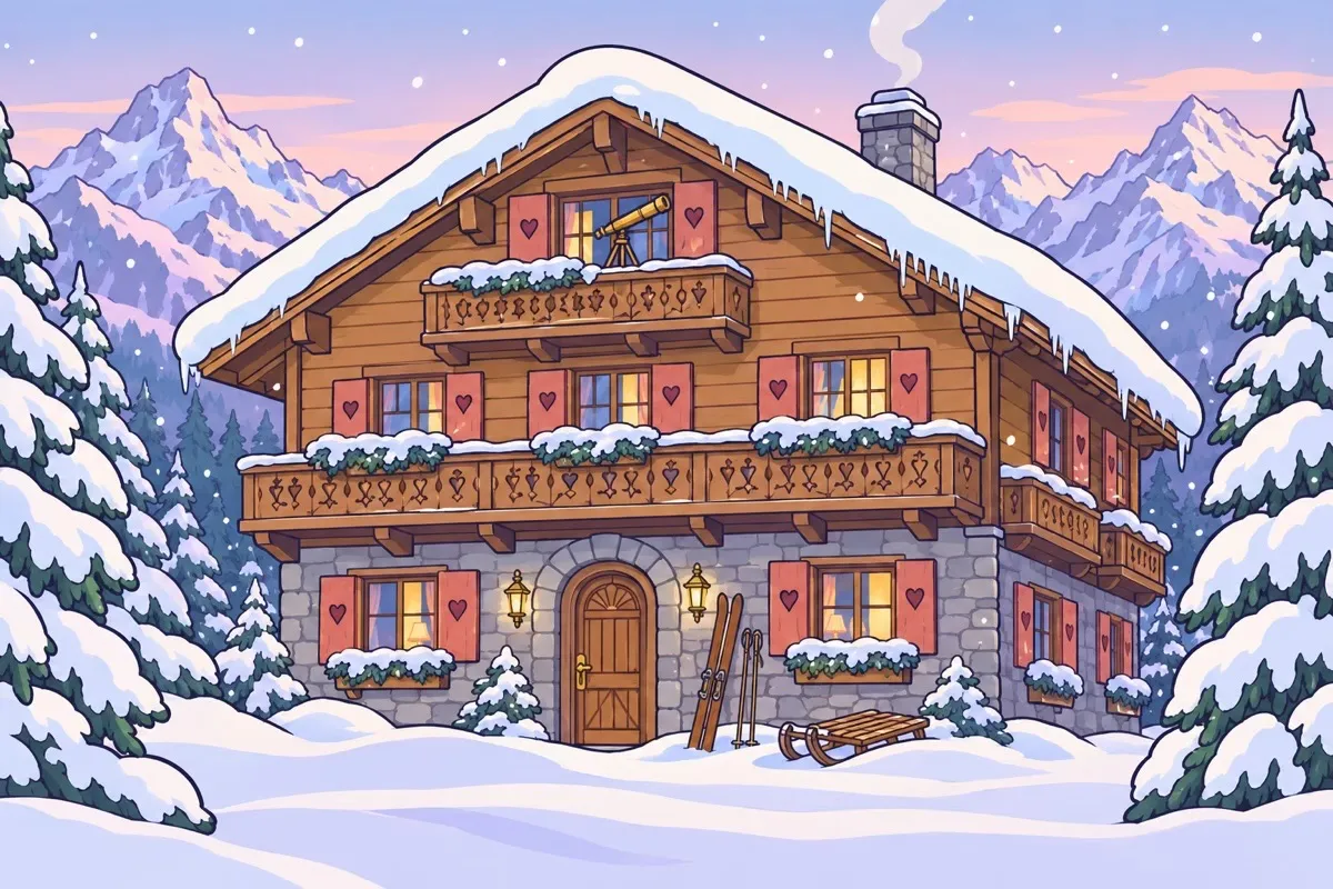 Snowbound at the Edelweiss: ski lodge